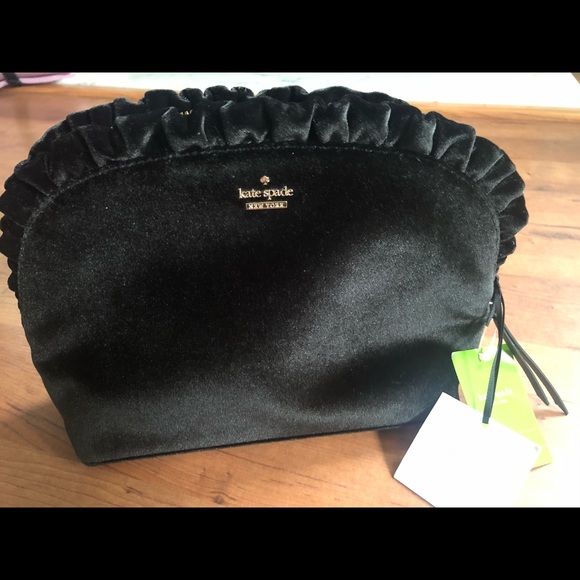 kate spade velvet clutch